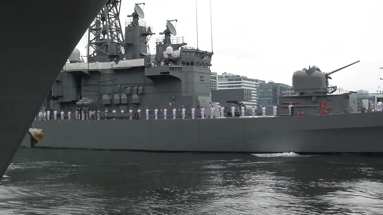 2024 offshore Training Squadron ships departure event / TV