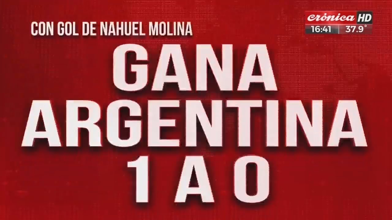 Argentina Países Bajos así se vivió el partido en Crónica HD YouTube