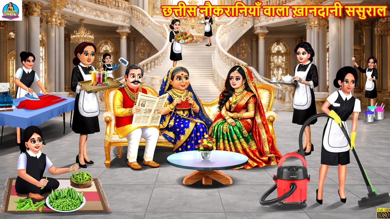 छत्तीस नौकरानियाँ वाला ख़ानदानी ससुराल | Hindi Kahani | Moral Stories | Hindi Cartoon | Kahani |Story