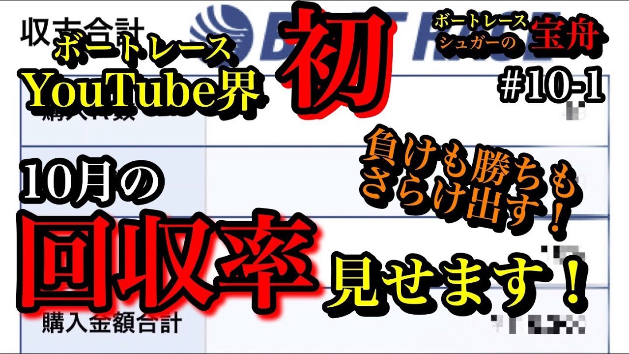 【ボートレース・競艇】的中率○○%なのに、回収率○○○%！！これが万舟チャンネル☆