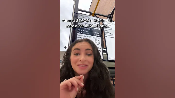 Almost a $1,000 a MONTH to park a car in Manhattan 😱