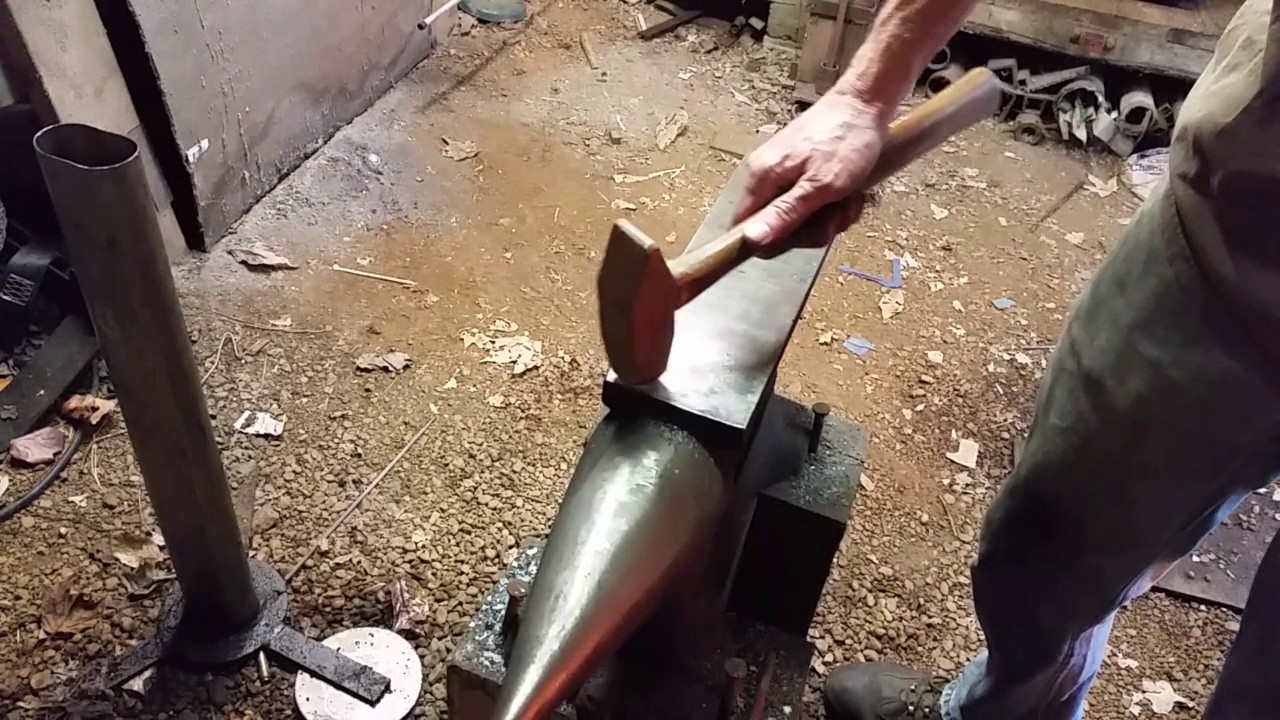 A rasp knife project forge to shape - YouTube