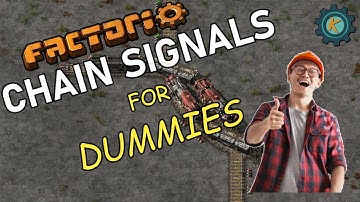 Factorio Chain Signals For Dummies 🚥🚦 SHORT Guide For Signaling Basics Pt. 2