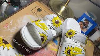 sunflower nike sandals