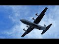 US Air Force C-130J Hercules | Flypast over Stord airport, may 2024