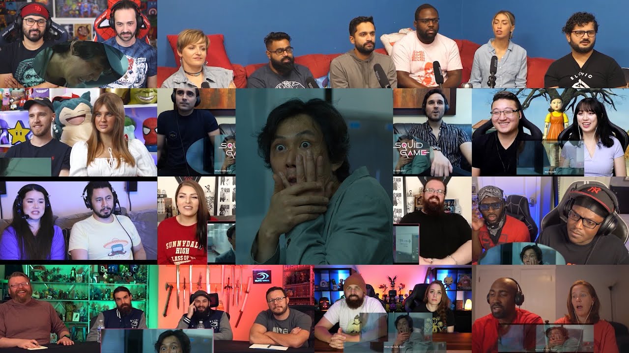 Squid Game 1x1 Reaction Mashup "Gi Hun Getting Slapped"