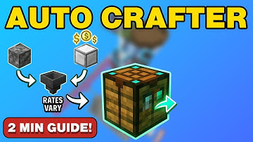Minecraft Skyblock Auto Crafter Explained! | Fast Crafting Guide (LemonCloud)