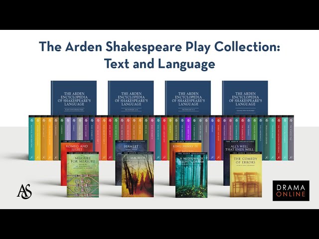 The Arden Shakespeare Play Collection: Text and Language - YouTube
