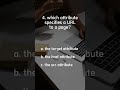 HTML Quiz part 6 #shorts #learncoding @muskanrani22
