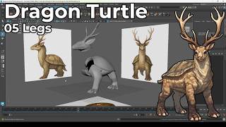 Dragon Turtle 05 Legs
