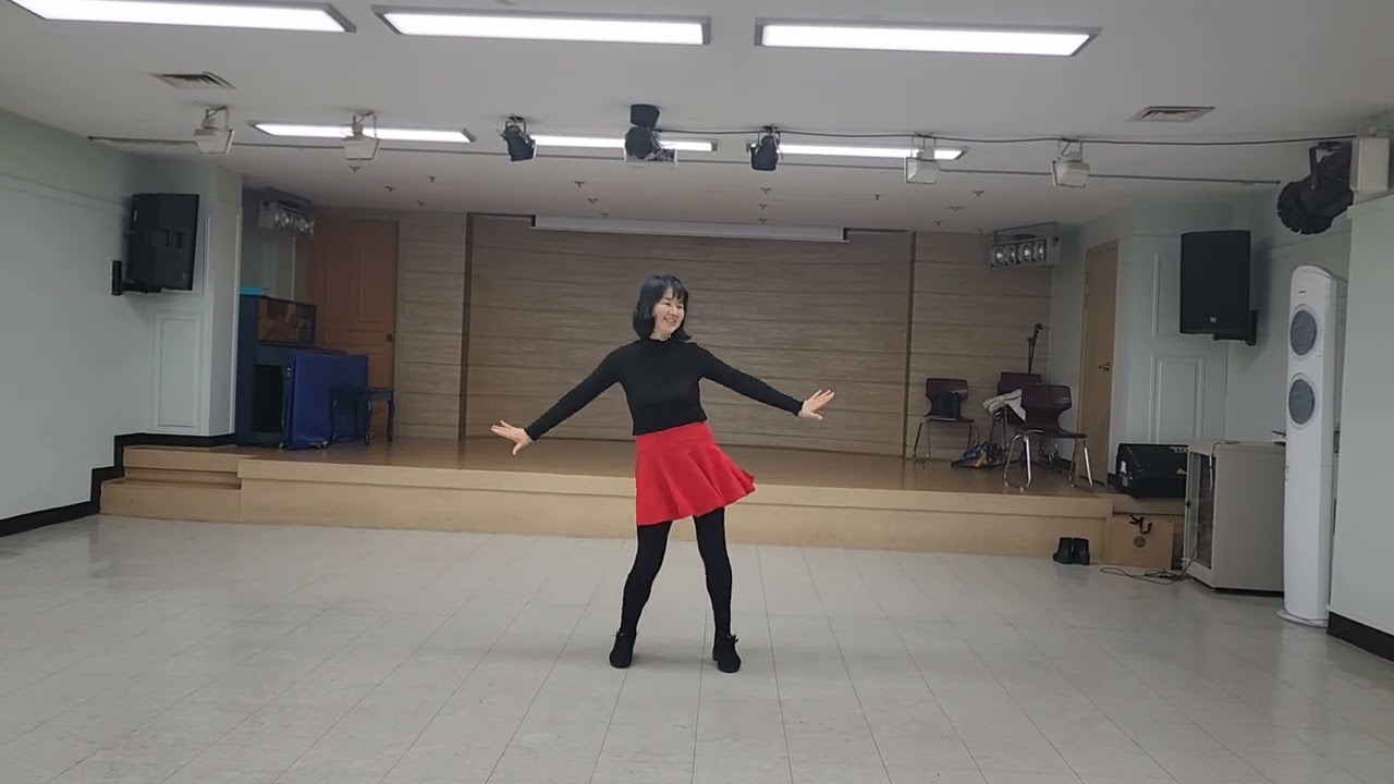 오늘배운곡입니다. 연습해보세요.#노란샤스의사나이#라인댄스 #초급