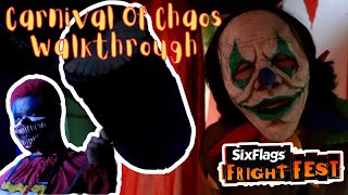 Carnival of Chaos Walkthrough - Six Flags Over Georgia Freight Fest 2023 Sneak Peek @ChasingThrills