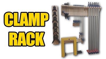 DIY Clamp Rack