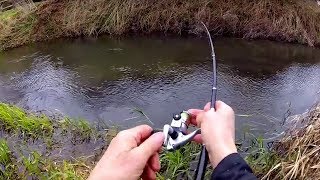 Micro Pen Fishing Rod Challenge - Can I Catch fish on a Tiny Rod?! 