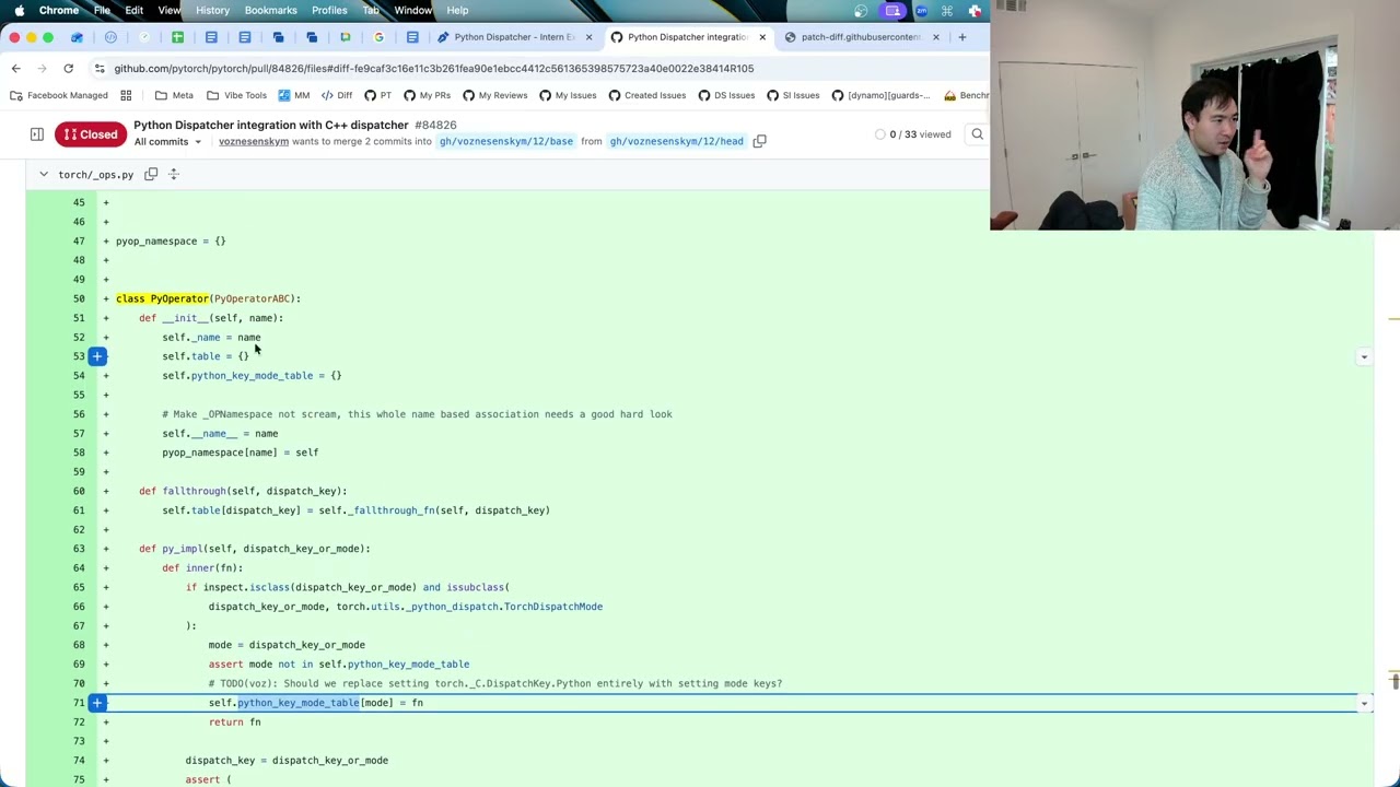 How the pytorch python dispatcher works
