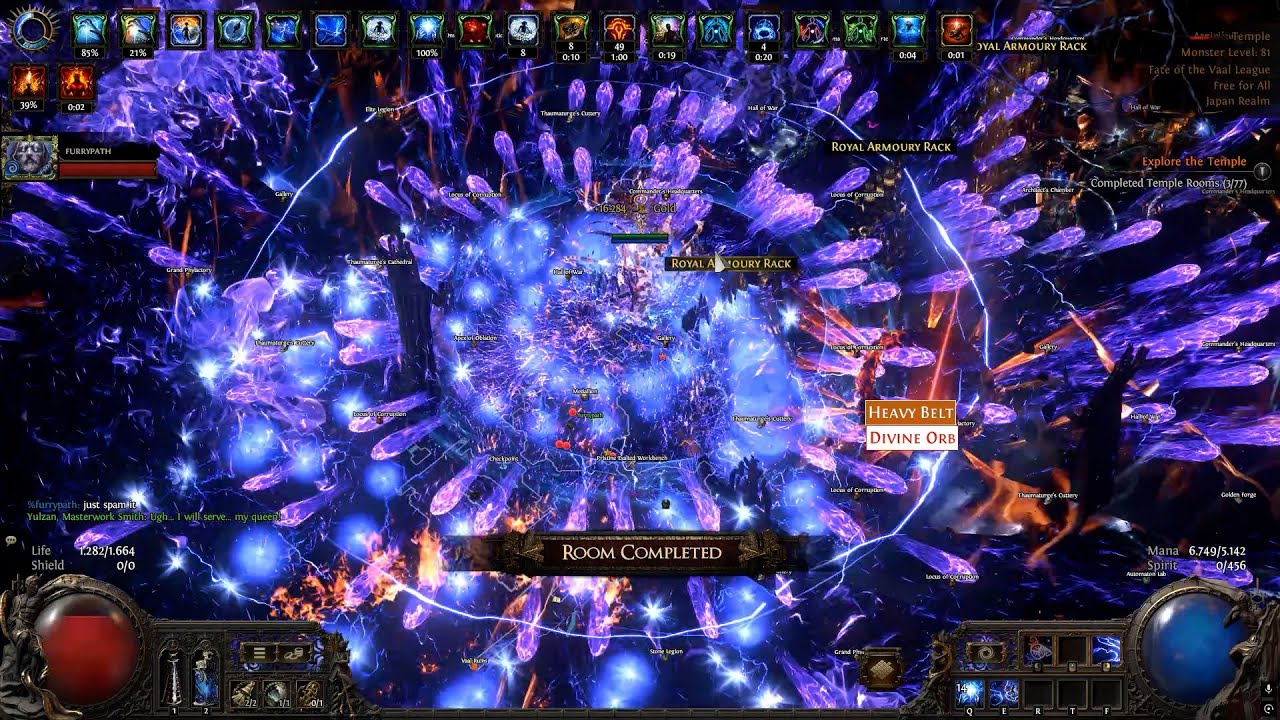 Пик геймплея POE2!! Друид-оракул с бесконечным циклом применения заклинаний - Path of Exile 2 0.4