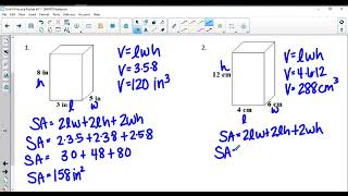 9.4 Rectangular Prisms Practice Packet