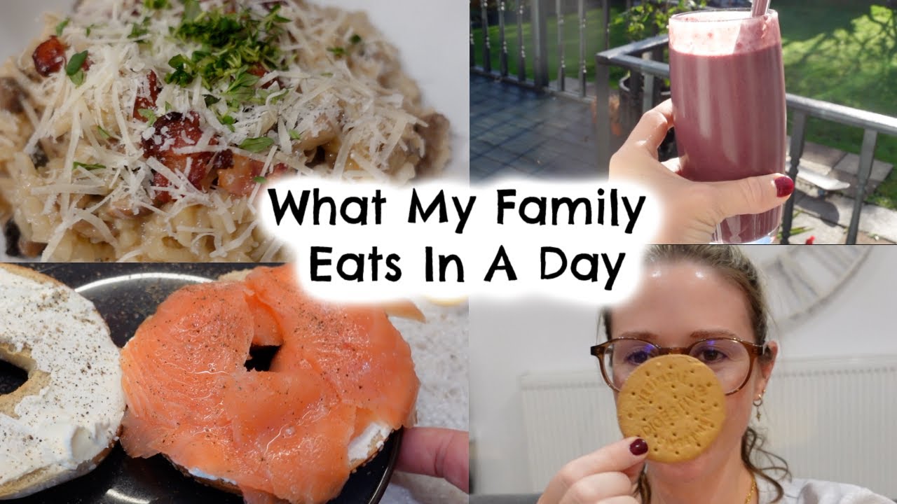 WHAT WE EAT IN A DAY | FAMILY FULL DAY OF EATING | Kerry Whelpdale