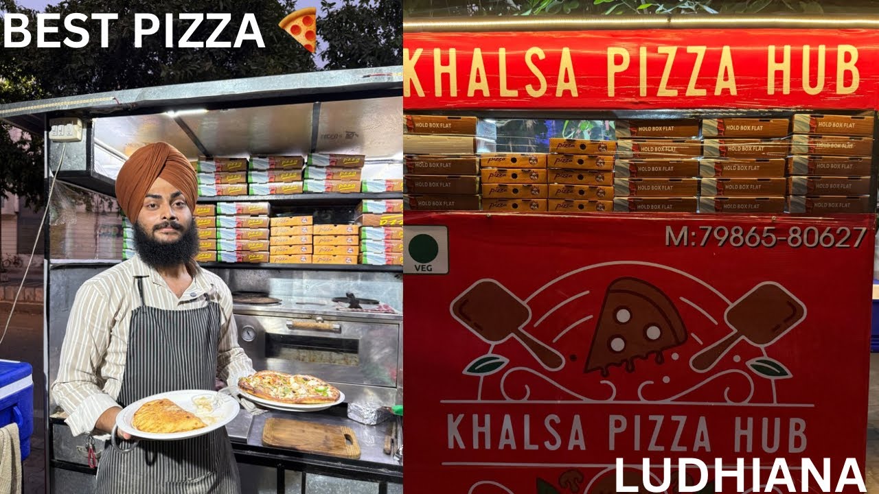 sardar ji ka desi style ka pizza with reasonable price BEST PIZZA #indianstreetfood #punjab 