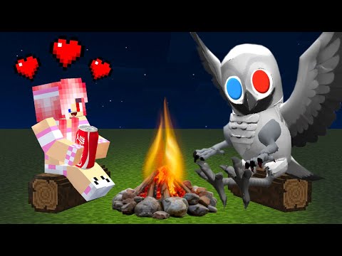 🥰Я СТАЛ ПОМОЩНИКОМ СОВОЙ 99 НОЧЕЙ В ЛЕСУ В МАЙНКРАФТ! MINECRAFT