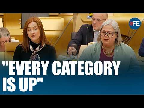 “Every Category of Crime Is Up”: Scottish Ministers Face Brutal Questions in Parliament