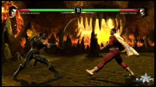 Check out bas rutten's liver shot on mma surge:
http://bit.ly/mmasurgeep1 the rest of mortal kombat vs dcu videos
here: http://www./...