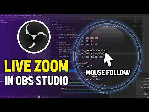 How to Smoothly Zoom & Follow Mouse in OBS Studio (New Plugin)