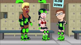 [American Dad] Hayley Smith, Devin, and the Lesbian Roller Derby Skaters' Scenes (LGBSteve) [Part 1]