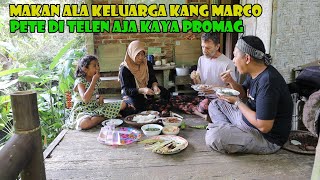 Makan Bareng Keluarga Kang Marco, Meski Orang Canada.Masakannya Sunda Pisan Euy..