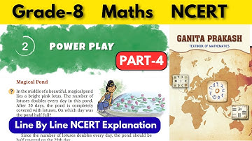 Grade 8 Maths Ganita Prakash Chapter 2 Power Play | Part 4 #grade8math