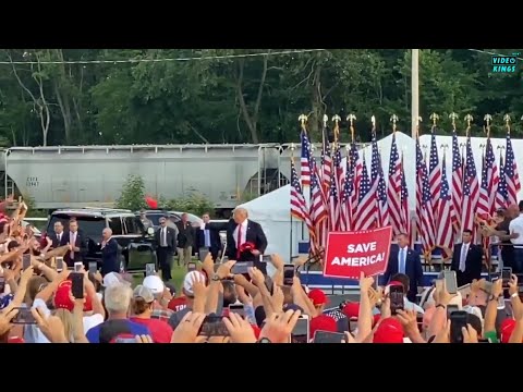 WATCH: Thousands turn out and cheer for Trump's First Post-Presidential Rally in Wellington, Ohio. – © Videokings