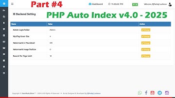 Auto Index Script v4.0 {2025} Backend Setting Part #4 | PHP Version 7.4 | JanuMusic DjPankaj Lucknow