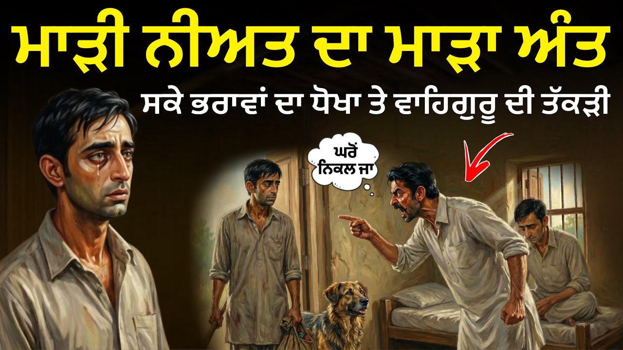 ਸਕੇ ਭਰਾਵਾਂ ਦਾ ਧੋਖਾ ਤੇ ਰੱਬ ਦੀ ਤੱਕੜੀ: ਮਾੜੀ ਨੀਅਤ ਦਾ ਮਾੜਾ ਅੰਤ! ⚖️ Best Moral Story On Karma