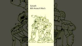 BattleTech: Goliath BattleMech (#mechwarrior #battletech #battletechlore #scifi)