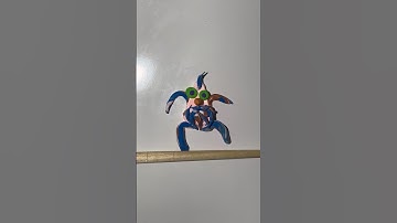 Satisfying Clay Art Zombie Patrick Star SpongeBob. #colormixing #satisfying #clayart