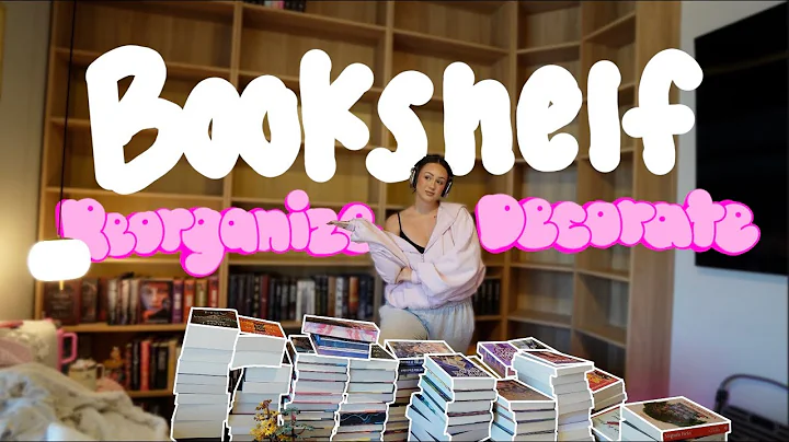 BOOKSHELF REORGANIZATION ⭐️📖 reorganize & decorate my bookshelves + complete bookshelf tour🧸✨