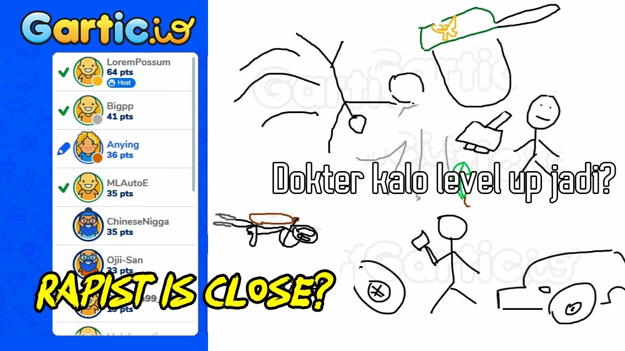 Смешные рисунки gartic phone