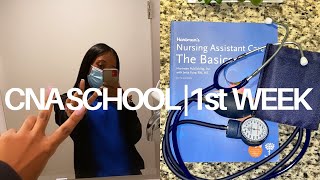 CNA VLOG: 1ST WEEK OF CLASS