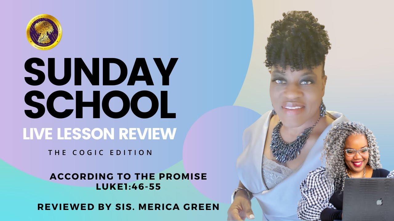 [COGIC Legacy] Sunday School Lesson Review 📚🤗🙌🏾 According to the