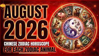 August 2026 Chinese Astrology Prediction For Each Zodiac Animal | Full Monthly Horoscope