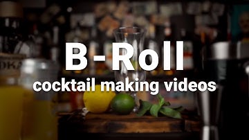 Cinematic Cocktail B-Roll Video