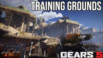 GEARS 5 -Training Grounds - First look Flythrough map "House of Sovereigns"
