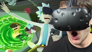 POZNAŁEM RICKA I MORTIEGO - Rick and Morty: Virtual Rick-ality (HTC VIVE VR) screenshot 3