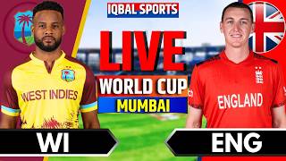 🔴Live: England vs West Indies, T20 World Cup 2026 | Live Cricket Match Today | ENG vs WI Live screenshot 3