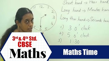 3rd & 4th STD Maths | Maths Time | CBSE Syllabus Mathematics
