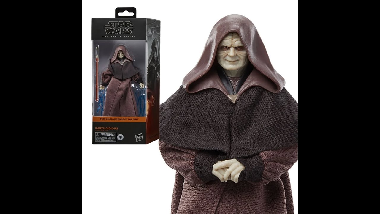 Star Wars The Black Series Darth Sidious 6Inch Action Figure YouTube