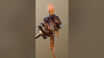 #Blender Honey Simulation #animation #simulation #learning