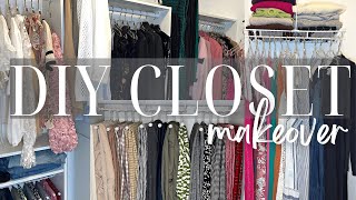 DIY Closet Transformation | Closet Makeover | Custom Closet System