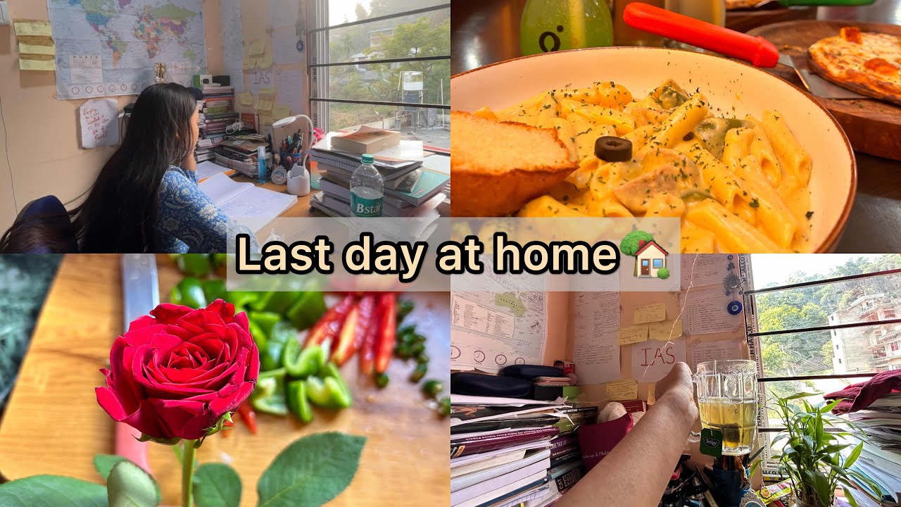 Last day at home🏠| A day in life | ( Last video ) |