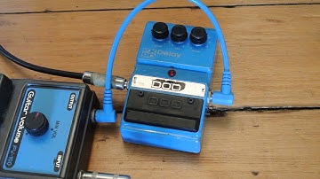Vintage DOD FX-90 Analog Delay Pedal w/ Boss Volume Pedal.